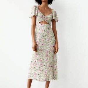 Floral print dress from Zara in XS